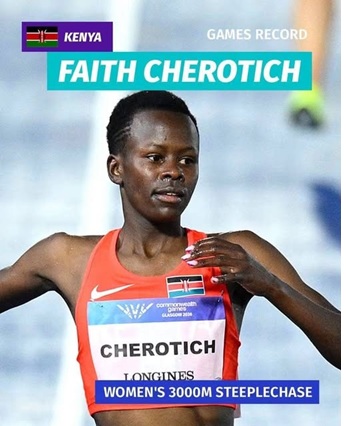Congratulations Faith Cherotich for winning